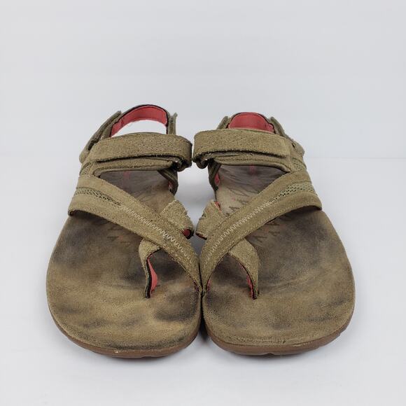 Merrell Kangaroo Sport Womens Size 8 Brown Suede Outdoors Sandals J598000 - Picture 5 of 11